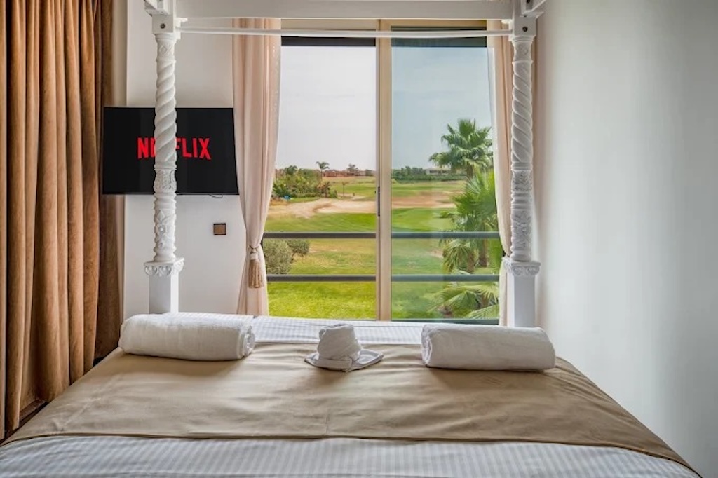 chambre vue golf